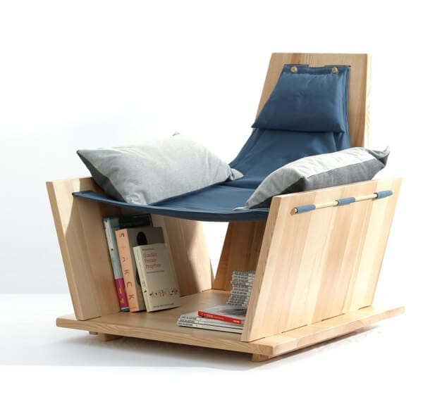 Creative Armchair Design with Storage Place for Your Relaxation Moments Interior Design