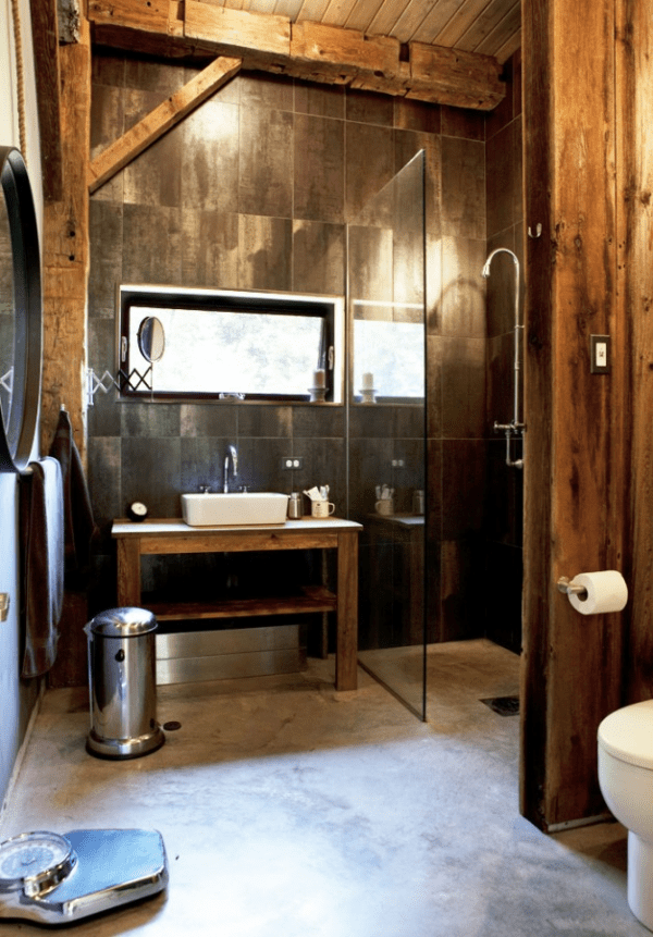Rustic Industrial Bathrooms Interior Design, Design News and